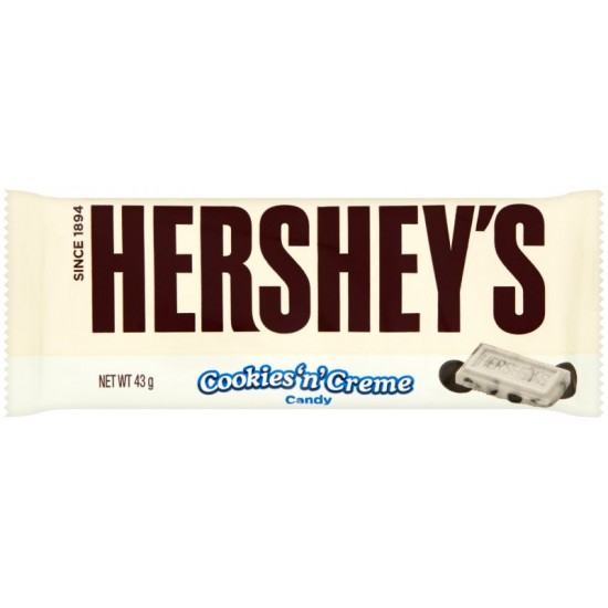 Hershey's Cookies & Creme 43g Hershey's Cookies & Creme 43g
