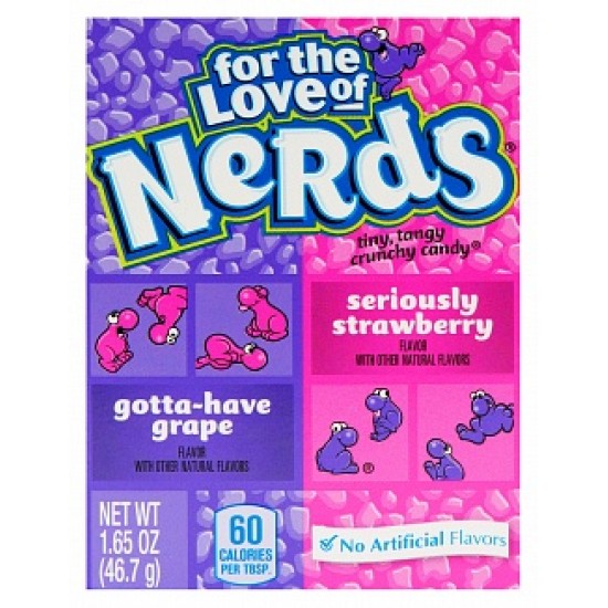 Nerds Sweets Strawberry & Grape 46g Nerds Sweets Strawberry & Grape 46g