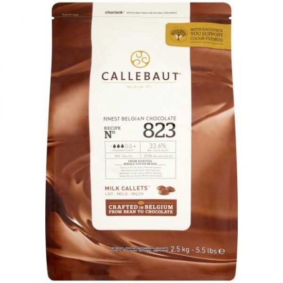 Callebaut 33% Cocoa Milk Chocolate Drops 2.5kg