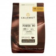 Callebaut Power 80 Dark Chocolate Drops 2.5kg