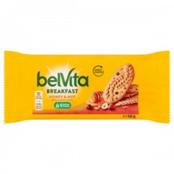 Belvita Honey & Nut Biscuits With Chocolate Chips 20 x 50g