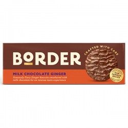 Border Milk Chocolate Ginger Biscuits 14 x 150g