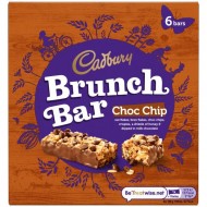 Cadbury Brunch Bar Choc Chip 6 x 192g