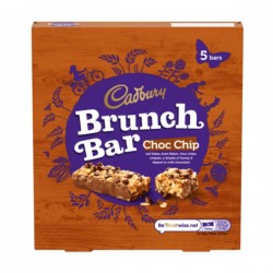 Cadbury Brunch Bar Choc Chip 5 Pack x 8