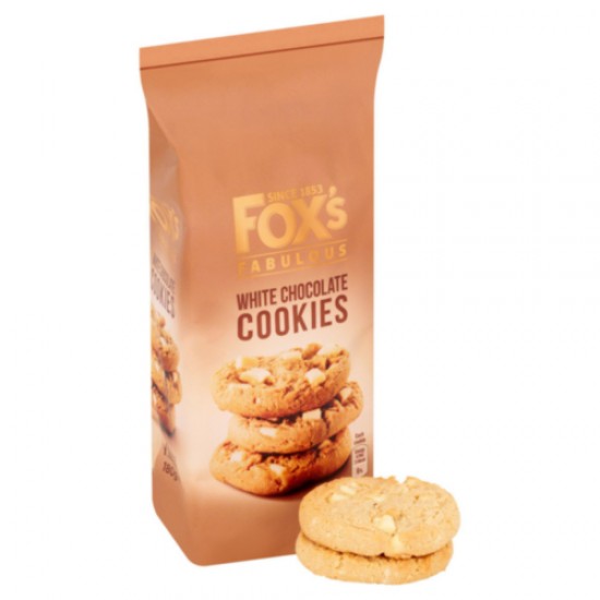 Fox's Fabulous White Chocolate Cookies 8 x 180g