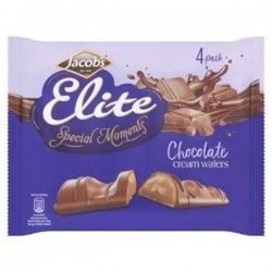 Jacob's Elite Chocolate Cream Wafers 5 Pack x 16