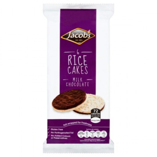 Jacob's Milk Chocolate Rice Cakes 16 x 90g