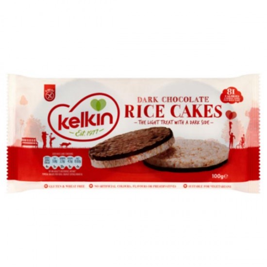 Kelkin Dark Chocolate Rice Cakes 12 x 100g Kelkin Dark Chocolate Rice Cakes 12 x 100g