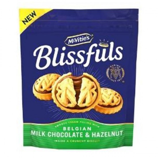 McVitie's Blissfuls Milk Chocolate & Hazelnut 6 x 228g