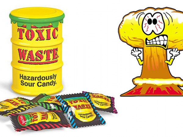 Кислые конфеты Toxic waste
