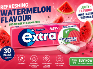 Wrigley’s Extra Watermelon Sugar Free Chewing Gum Now Available