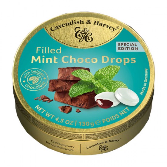 Cavendish & Harvey Mint Choco Drops 11 x 130g Cavendish & Harvey Mint Choco Drops 11 x 130g