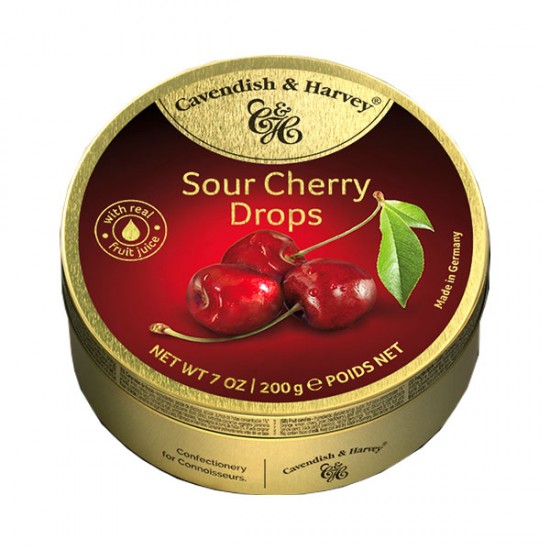 Cavendish & Harvey Sour Cherry Drops 9 x 200g