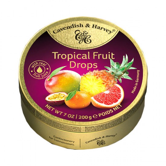 Cavendish & Harvey Tropical Fruit Drops 9 x 200g