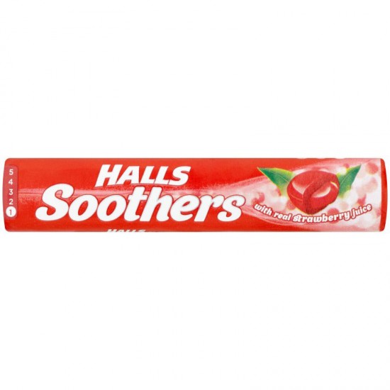 Halls Soothers Strawberry 20 x 45g