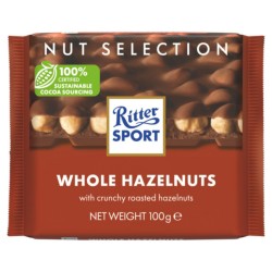 Ritter Sport Whole Hazelnuts Bar 10 x 100g
