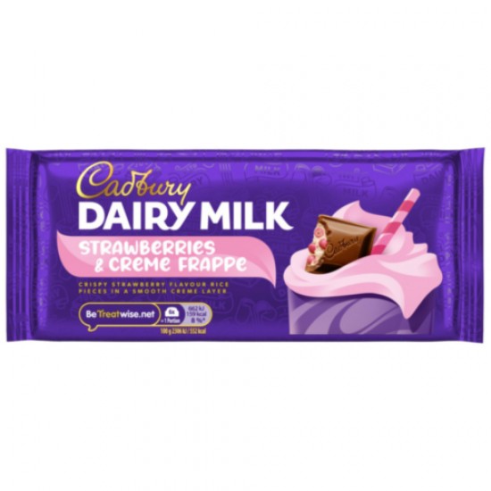 Cadbury Dairy Milk Strawberries & Creme Frappe 17 x 115g