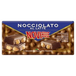 Novi Nocciolato Milk Chocolate & Hazelnuts Bar 16 x 130g