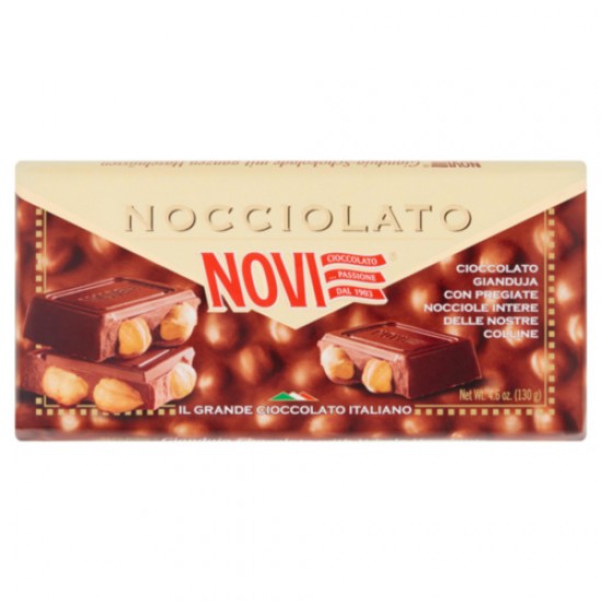 Novi Nocciolato Hazelnut Chocolate Bar 16 x 130g