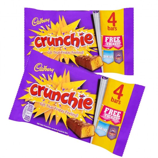 Cadbury Crunchie Multipack: 10-Piece Box