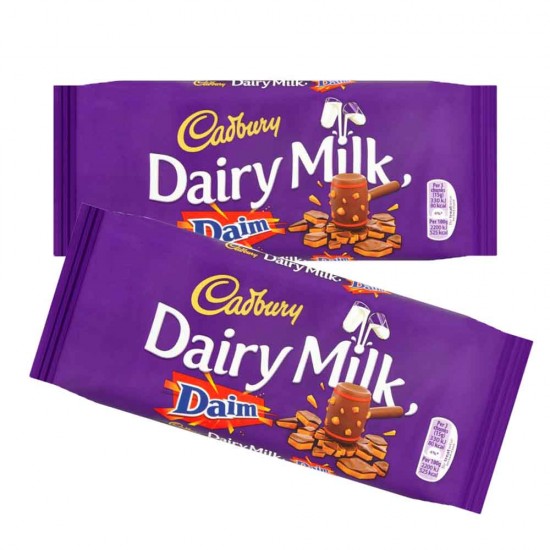Cadbury Dairy Milk Daim Bar 18 x 120g