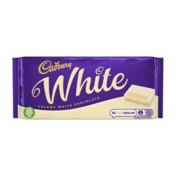 Cadbury White Chocolate Bar 22 x 100g