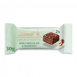 Lindt Choco Wafer Milk Chocolate & Hazelnut Treat Pack 20 x 30g