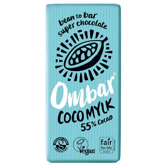 Ombar Coco Mylk 55% Cocoa Chocolate Bar 10 x 70g Ombar Coco Mylk 55% Cocoa Chocolate Bar 10 x 70g