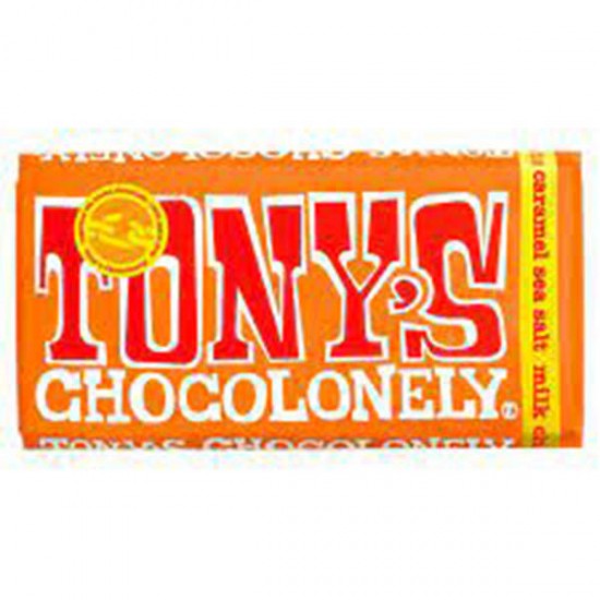 Tony's Chocolonely Milk Chocolate Caramel & Sea Salt Bar 35 x 47g Tony's Chocolonely Milk Chocolate Caramel & Sea Salt Bar 35 x 47g