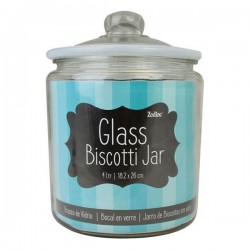 Glass Biscotti Jar 4 Litre