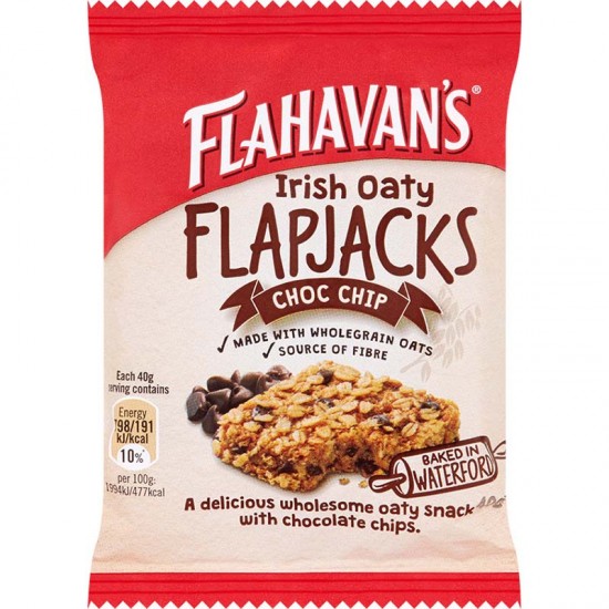 Flahavan's Chocolate Chip Flapjacks: 24-Piece Box