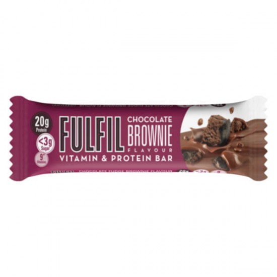 Fulfil Chocolate Brownie Vitamin & Protein Bar 15 x 55g