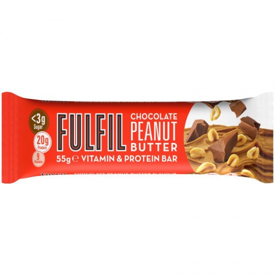Fulfil Chocolate Peanut Butter Protein Bar 15 x 55g