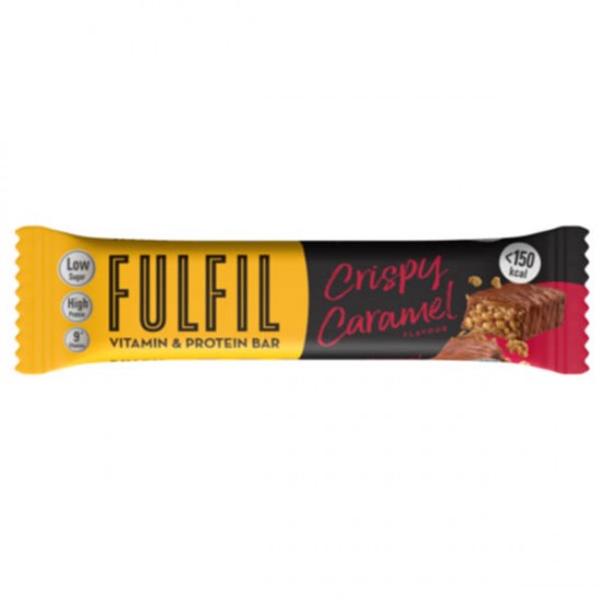 Fulfil Crispy Caramel Vitamin & Protein Bar 18 x 37g