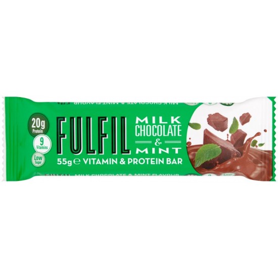 Fulfil Milk Chocolate & Mint Protein Bar 15 x 55g