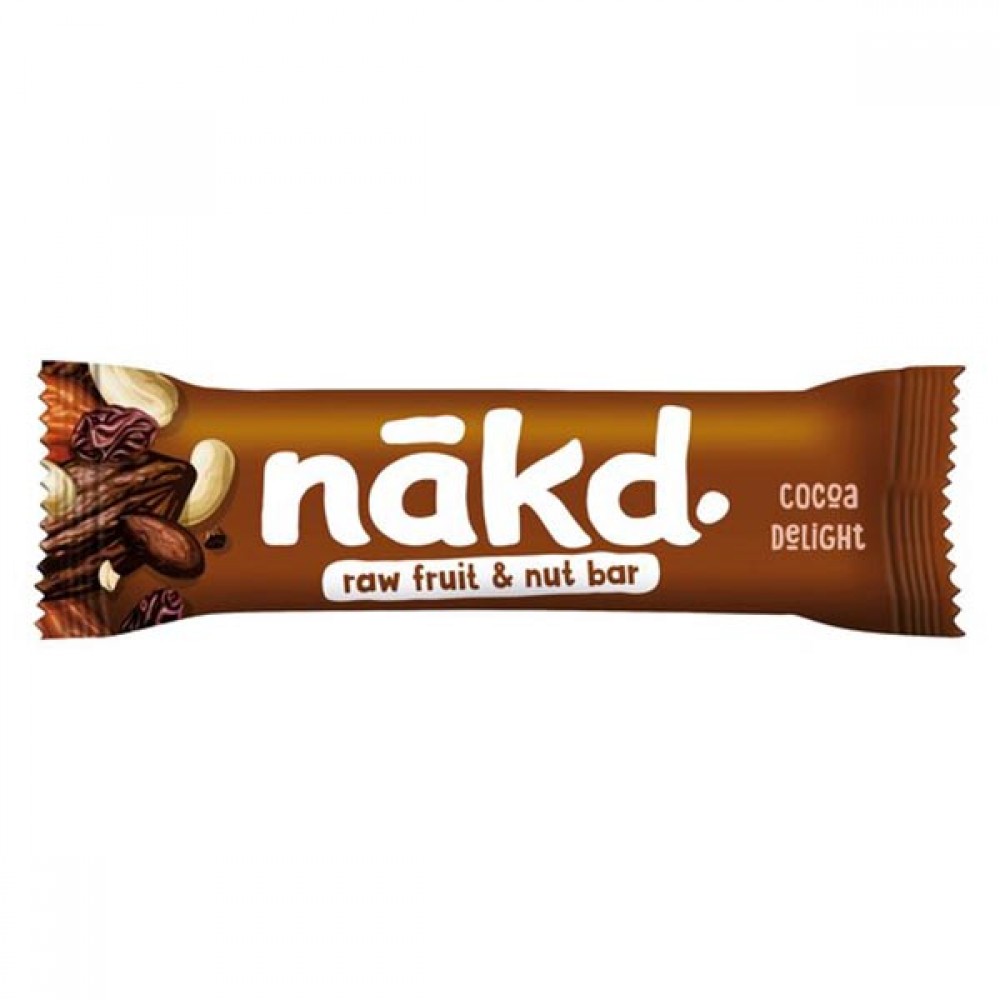 Nakd Cocoa Delight Bar 18 x 35g - Planet Candy Online Sweet Shop