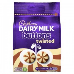 Cadbury Dairy Milk Buttons Twisted 10 x 105g