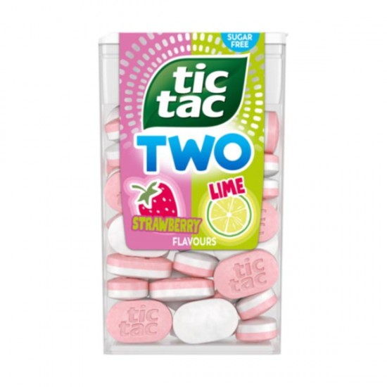 Tic Tac Two Strawberry & Lime 16 x 38.5g
