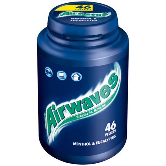 Wrigley's Airwaves Menthol & Eucalyptus 6 x 74g