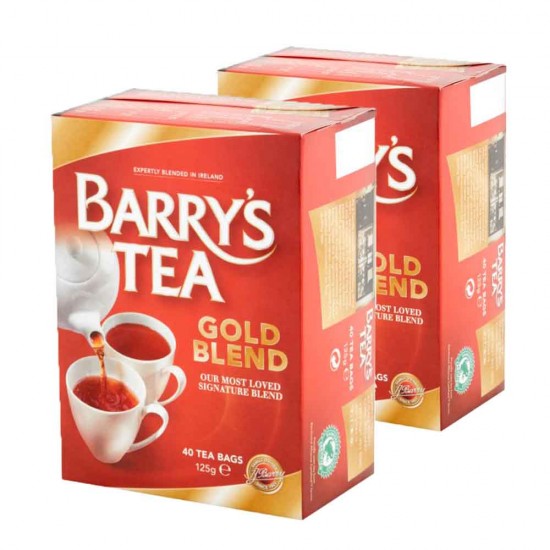 Barry\'s Gold Blend Tea 40 Pack: 6-Piece Box Barry\'s Gold Blend Tea 40 Pack: 6-Piece Box