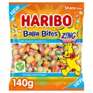 Haribo Balla Bites Zing 9 x 140g