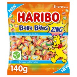 Haribo Balla Bites Zing 9 x 140g