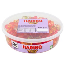 Haribo Friendship Rings: 250-Piece Tub