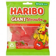 Haribo Giant Strawbs 12 x 160g