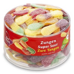 Red Band Giant Sour Tongues: 100-Piece Tub