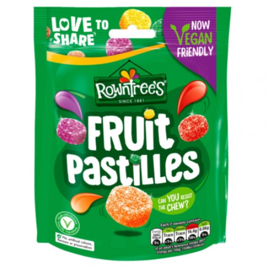 Rowntrees Fruit Pastilles 10 x 143g