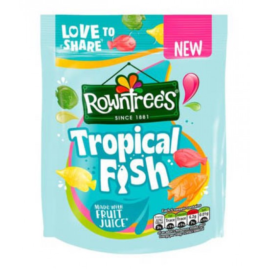 Rowntree's Tropical Fish 10 x 140g Rowntree's Tropical Fish 10 x 140g