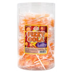 Fizzy Cola Pops: 200-Piece Tub