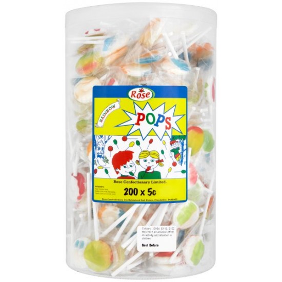 Rainbow Lollies: 150-Pieces