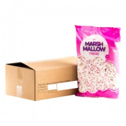 Mini Pink & White Marshmallows 1kg